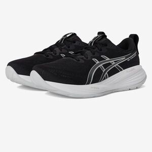 Asics Black/White GEL-Cumulus 28 Women's Running Shoes Box Label